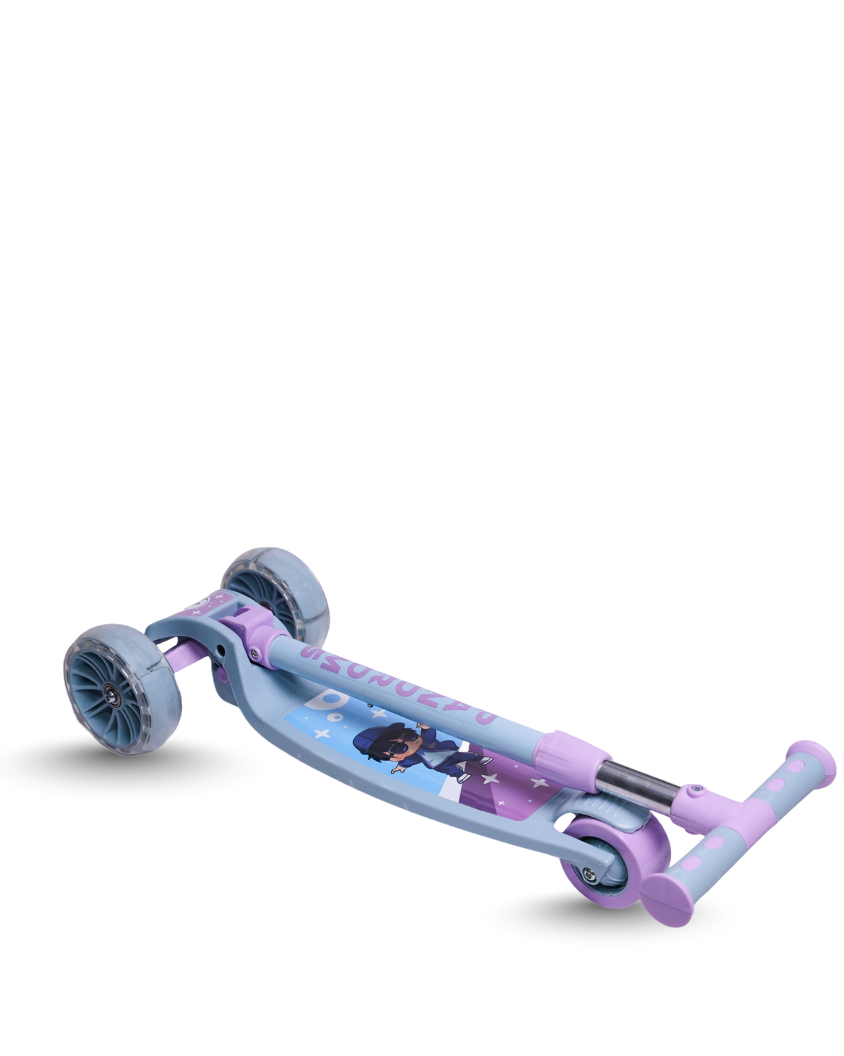 3-Wheel Kick Scooter With LED Wheels
