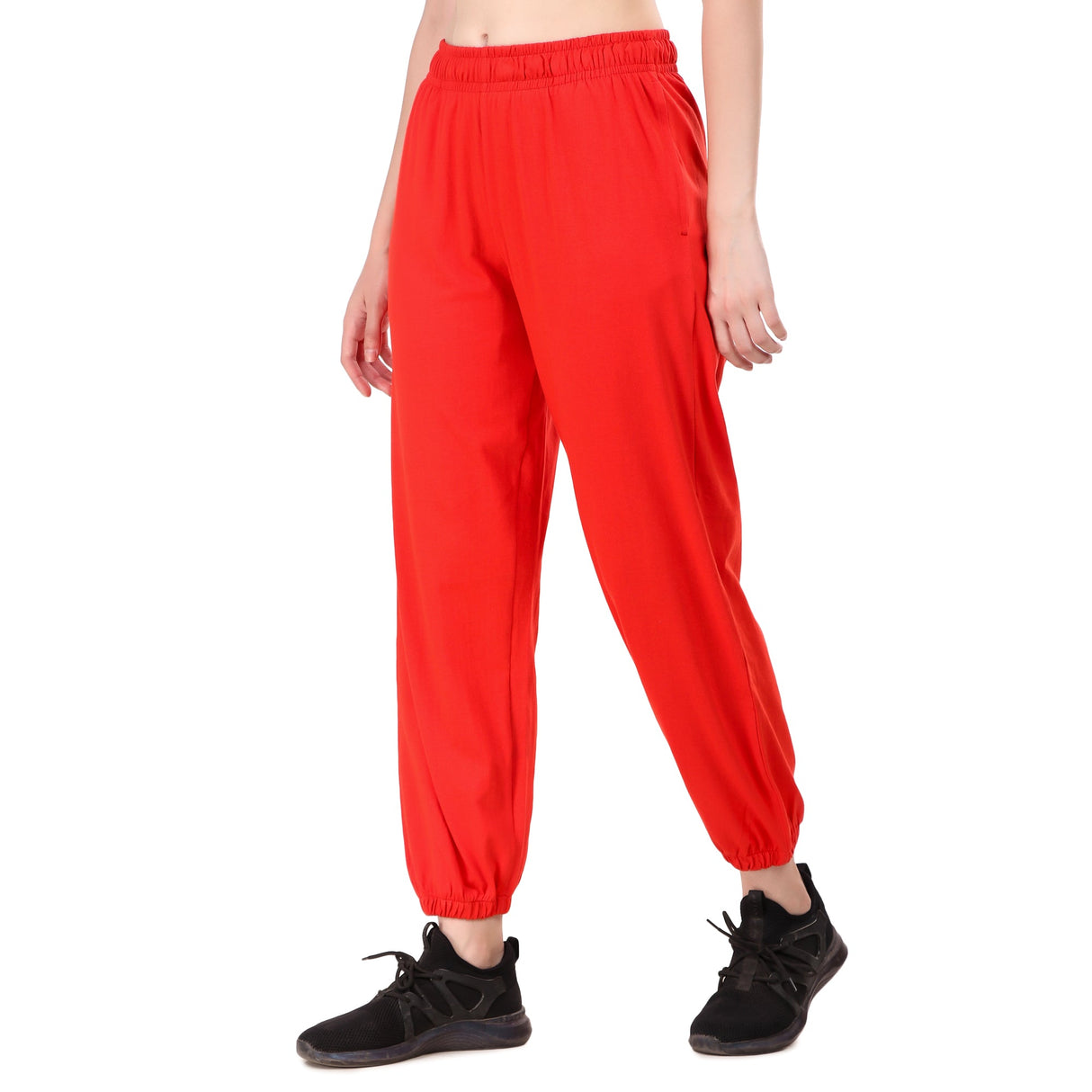 Women's Cotton Jogger (Red)