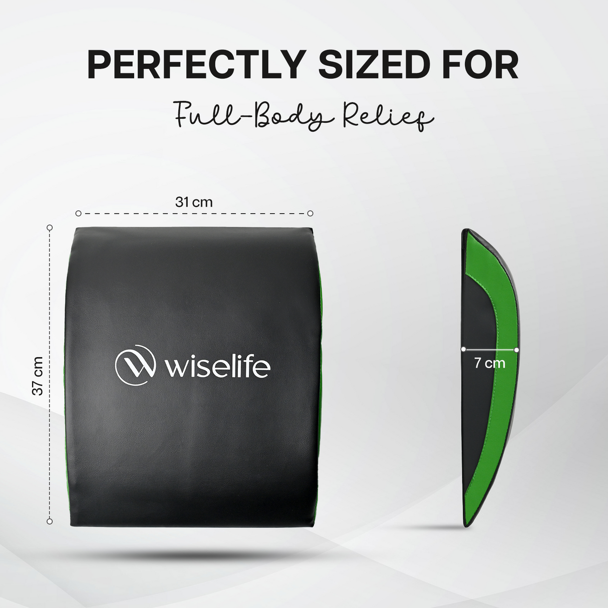 Abdominal Mat | Black & Green