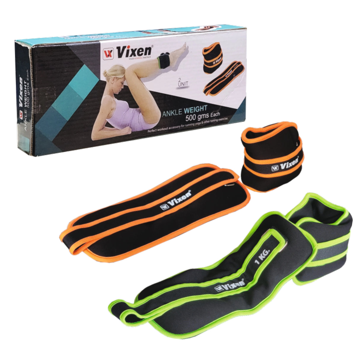 VIXEN ANKLE WEIGHT 500 GMS