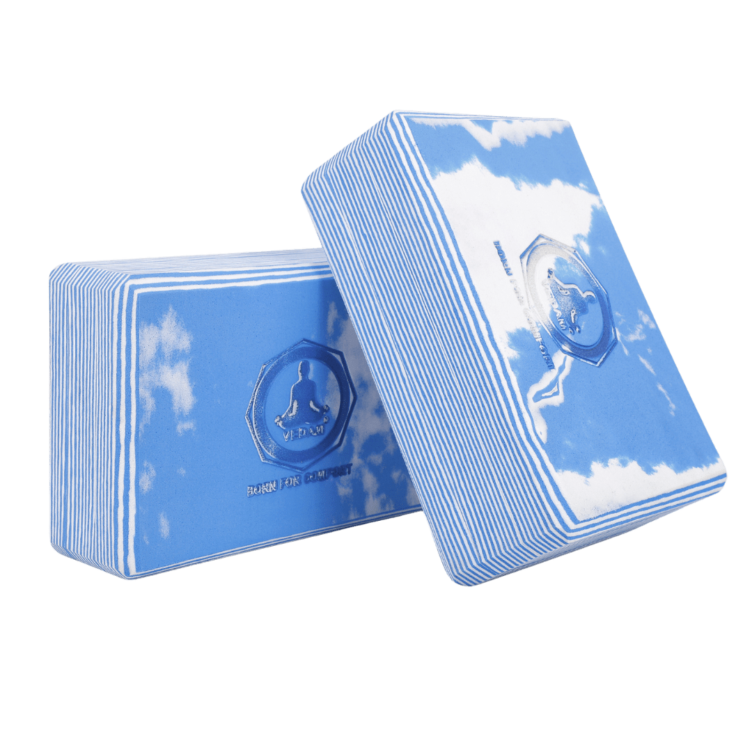 Vedam Yoga Block Set of 2(Sky)