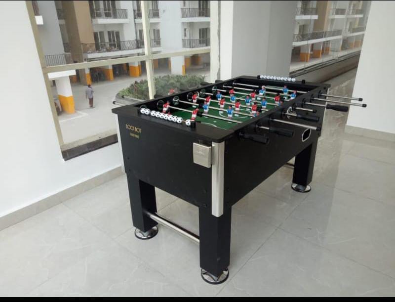 Graphics & Black Foosball Table | Soccer Table | Kibi Sports