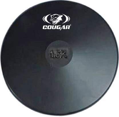 Cougar Black Rubber Discus Throw | Kibi Sports Cougar
