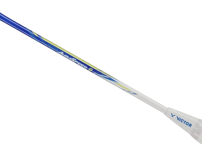 Aura Speed 9 Strung Badminton Racket ( Blue) - 4U/G5