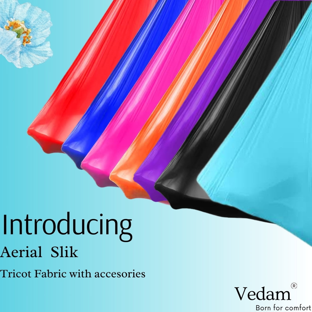 Premium Aerial Yoga hammock – Sky Blue