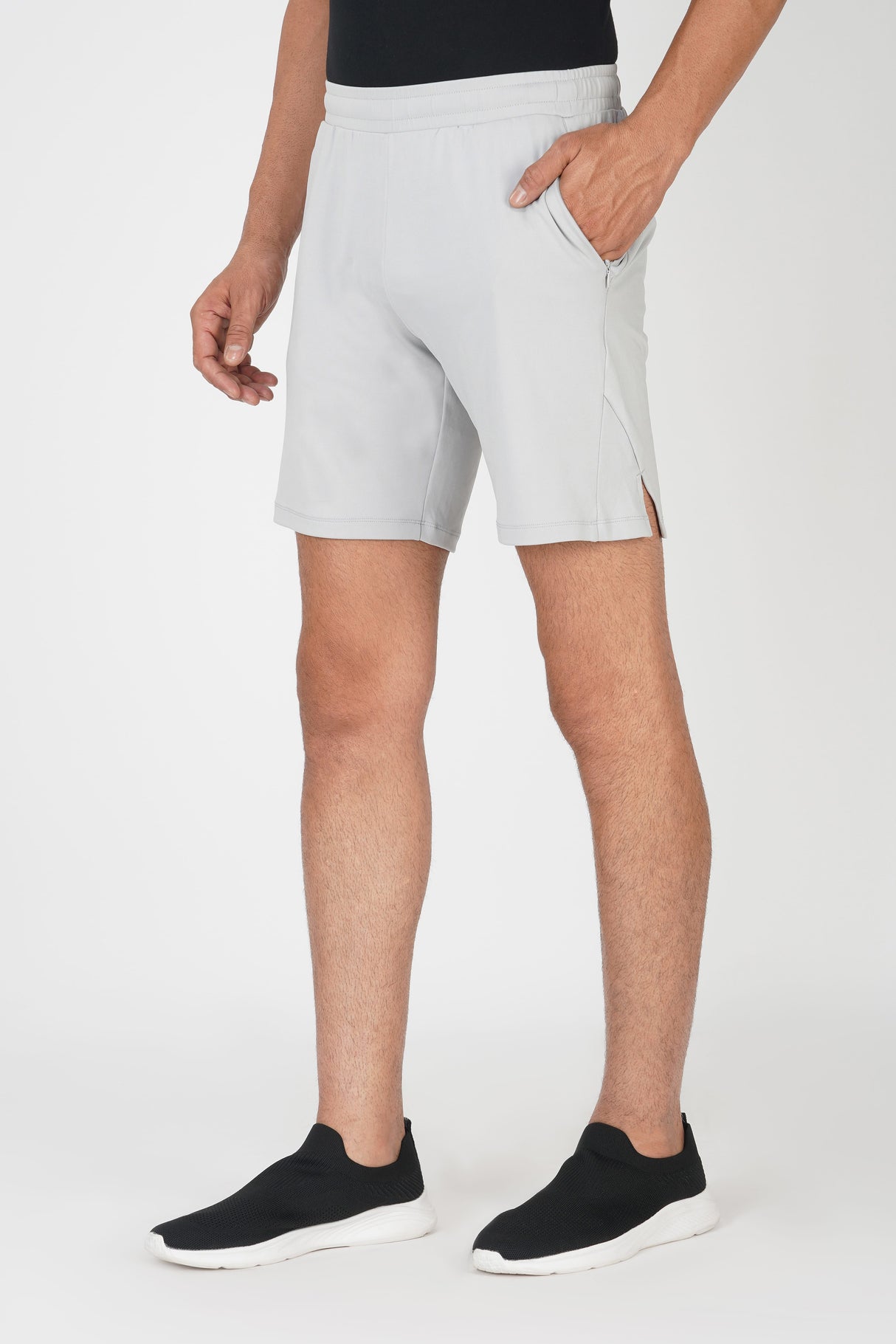 Grey Relaxed Fit Shorts