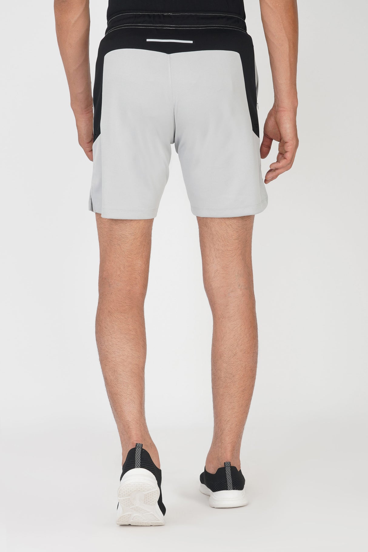 Men Rapid Dry Running Grey Shorts