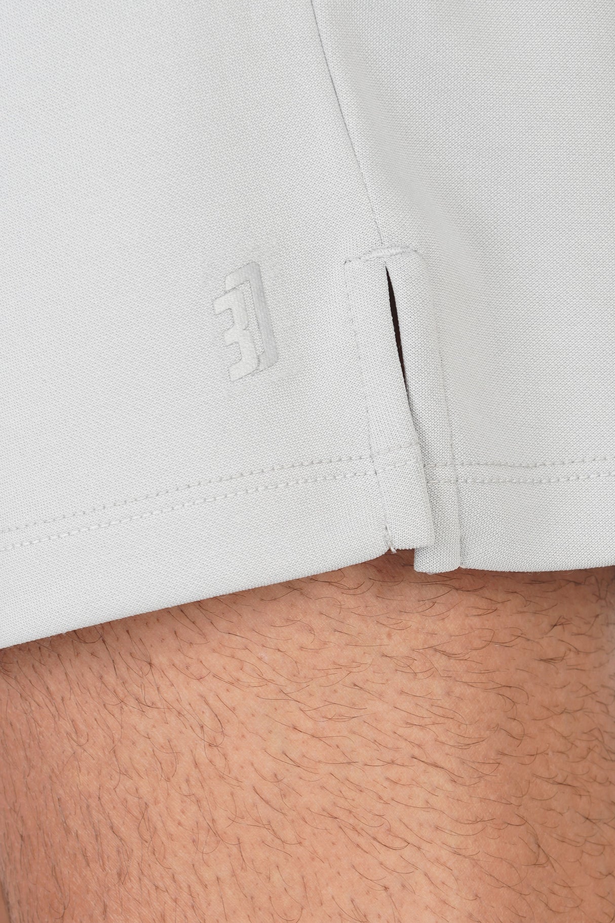 Men Rapid Dry Running Grey Shorts