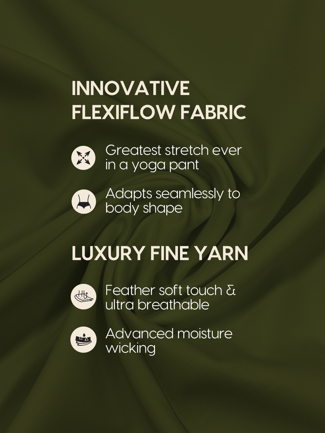 Active Flare Pants (Olive green)