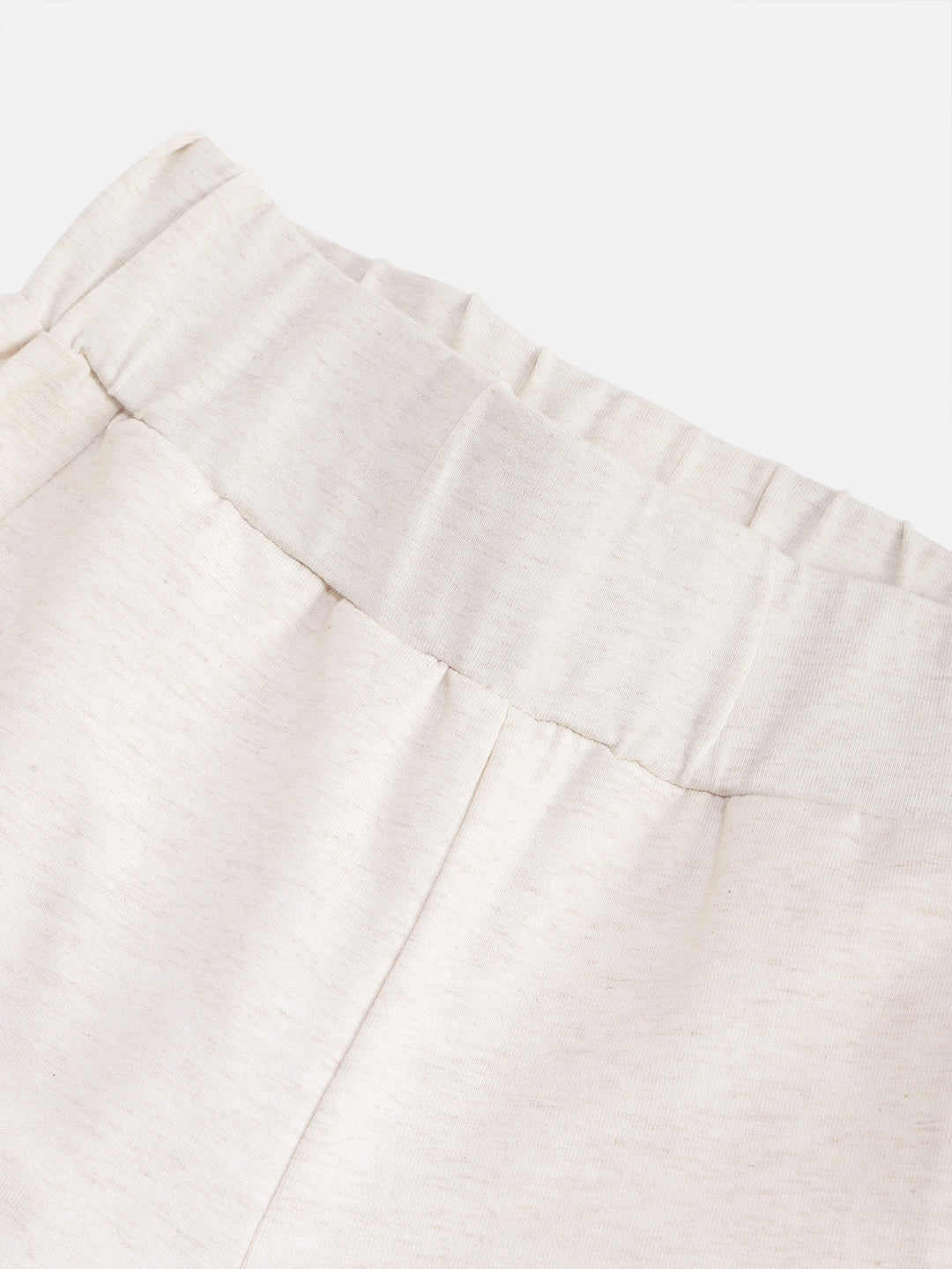 Alcis Girls Solid Grey Melange Joggers