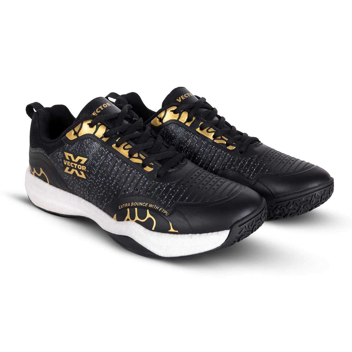 Vector X Supreme 2.0 Unisex Badminton Shoes|Indoor Outdoor Court Sneaker|Breathable Mesh with TPU Fusing Upper + Rubber Outsole for superior grip|Boots for Men Women Adult Youth