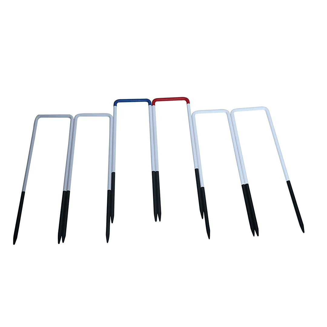 Synco Croquet Sport Gold Croquet Set 4 Player,Professional Set with Croquet Balls and acessories (38inch) for Adult, Perfect for Lawn, Backyard, Parks and Gardens for Fun and Professional Games.