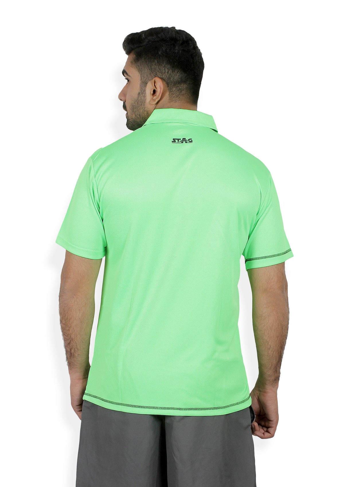 STAG GLOBAL Carbon Men's Polo Collar T-shirt | Lightweight And Breathable Sportswear for Men's