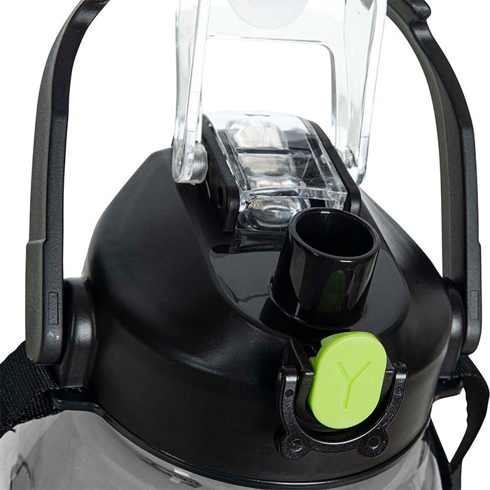 Vector X Quench Gallon 2200 ml Plastic Water Bottle with Time Marker + Carry Handle Reusable Gym Sports Outdoor Large 2.2 LTR Water Jug BPA-Free, Unbreakable, Freezer Safe