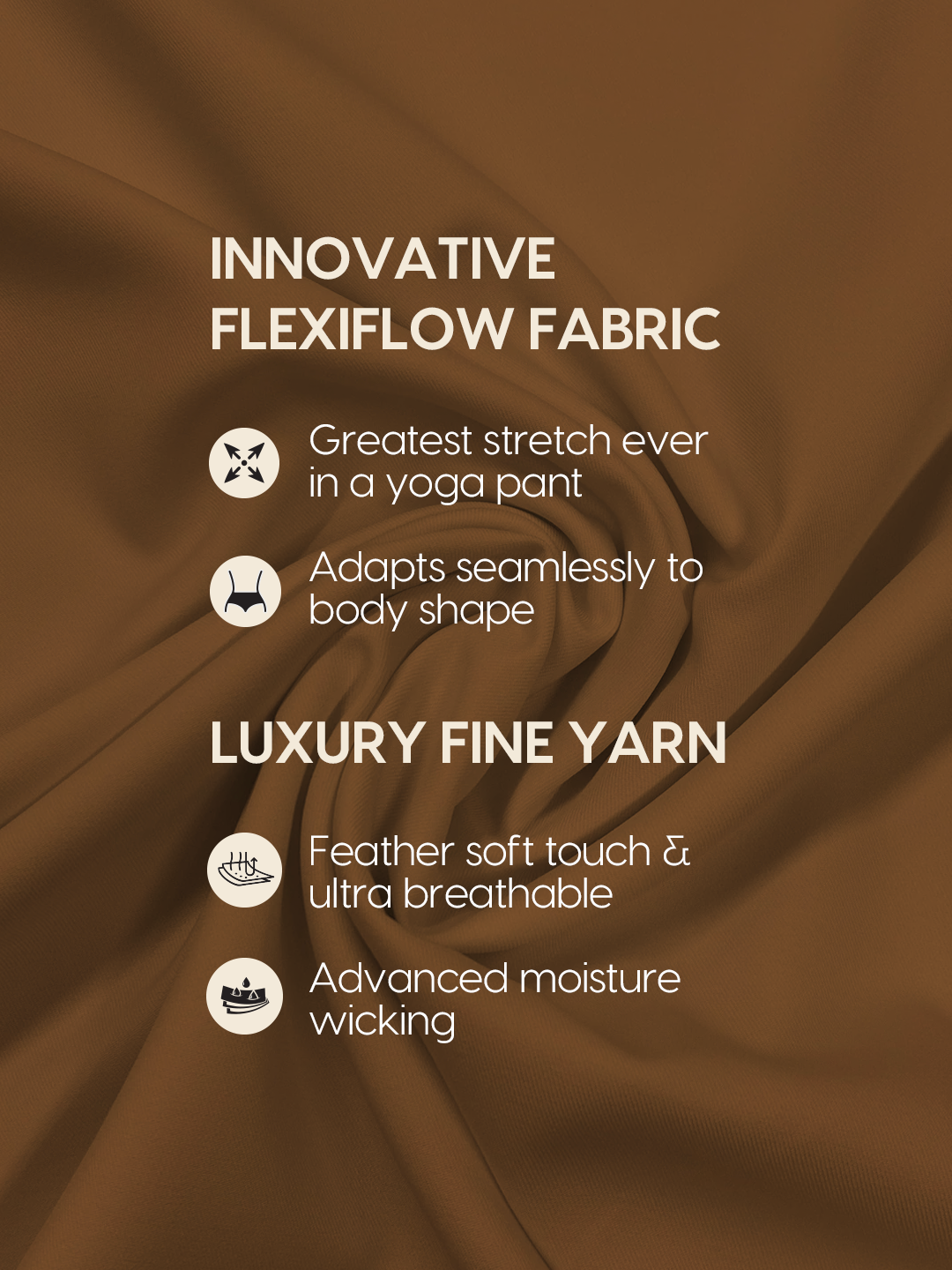 Active Flare Pants (Brown)