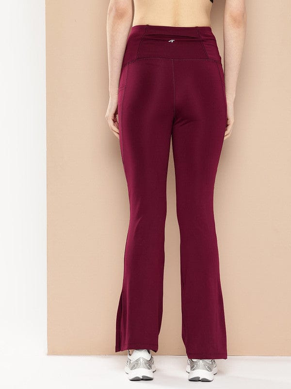 Slit Bootcut Wine