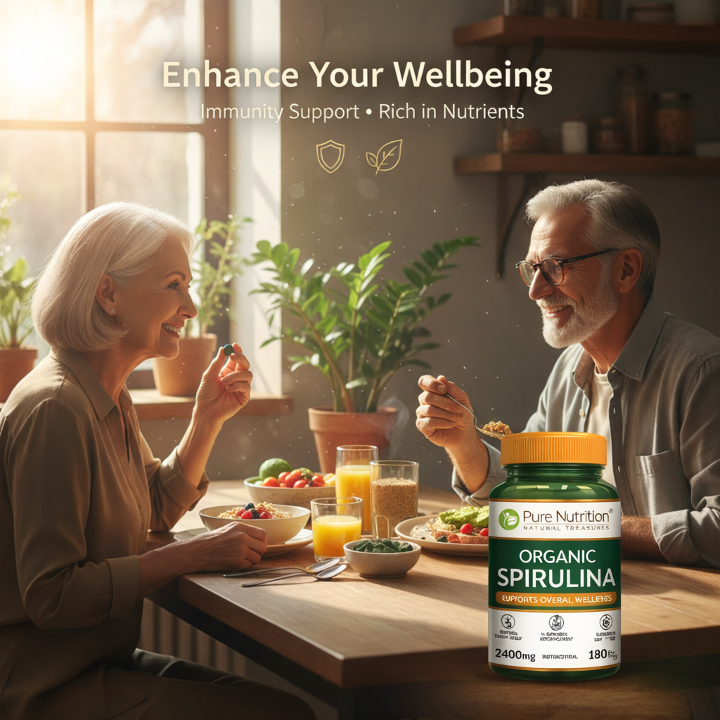 Spirulina Vegetarian Tablets 180 Count | Immunity, Energy & Superfood Nutrition