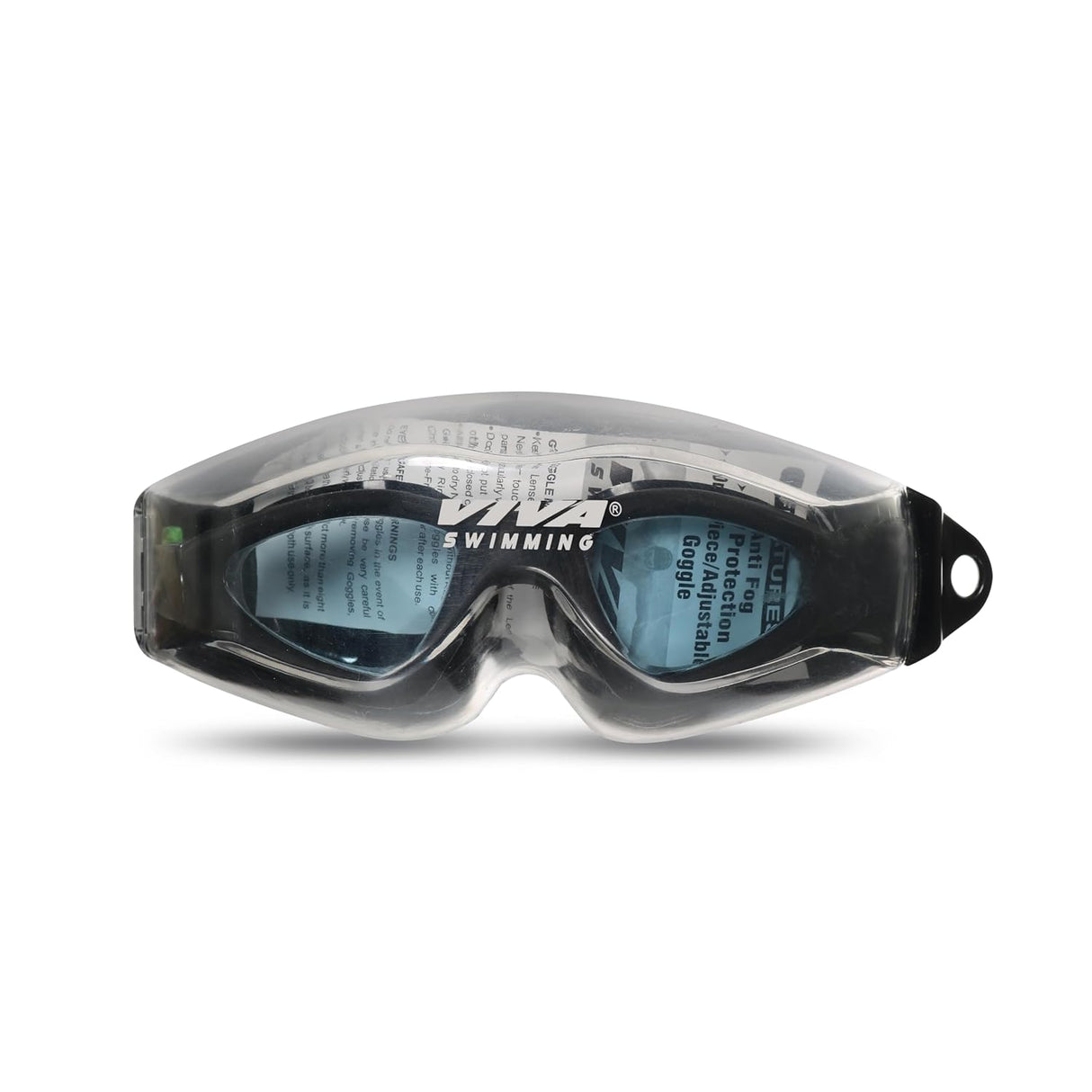 Viva Swimming Elevate High Perofrmance 1 Piece Liquid Silicone with Adjustable Buckle Clear Transparent Cover Swimming Goggle for Professional Swimmers
