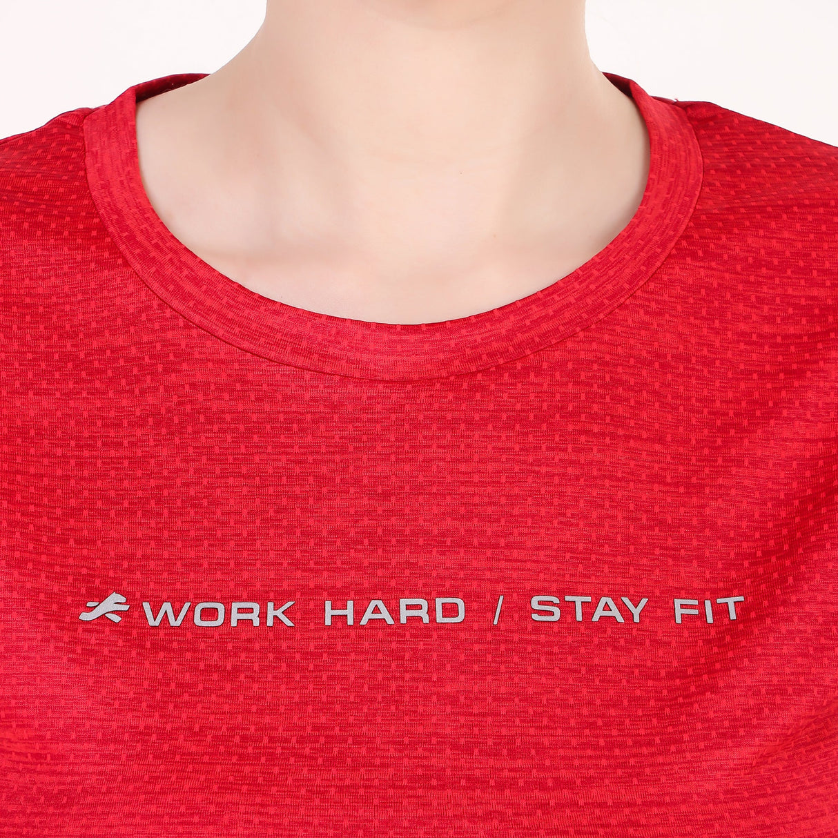 Mega Sleeve Side Knot Tshirt For Women (Red)