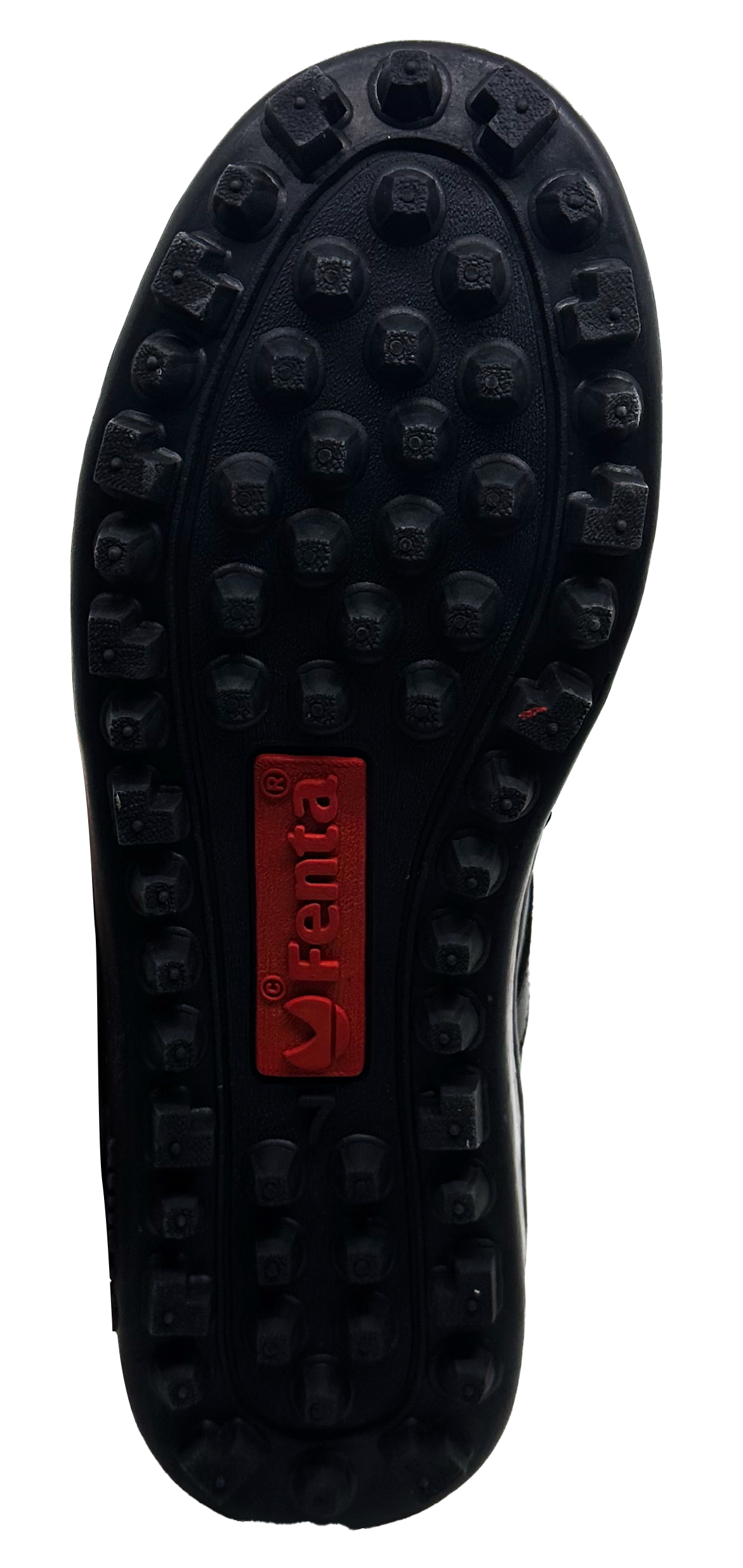 Fenta BLACK DIAMOND: Premium Black Leather Work Shoe