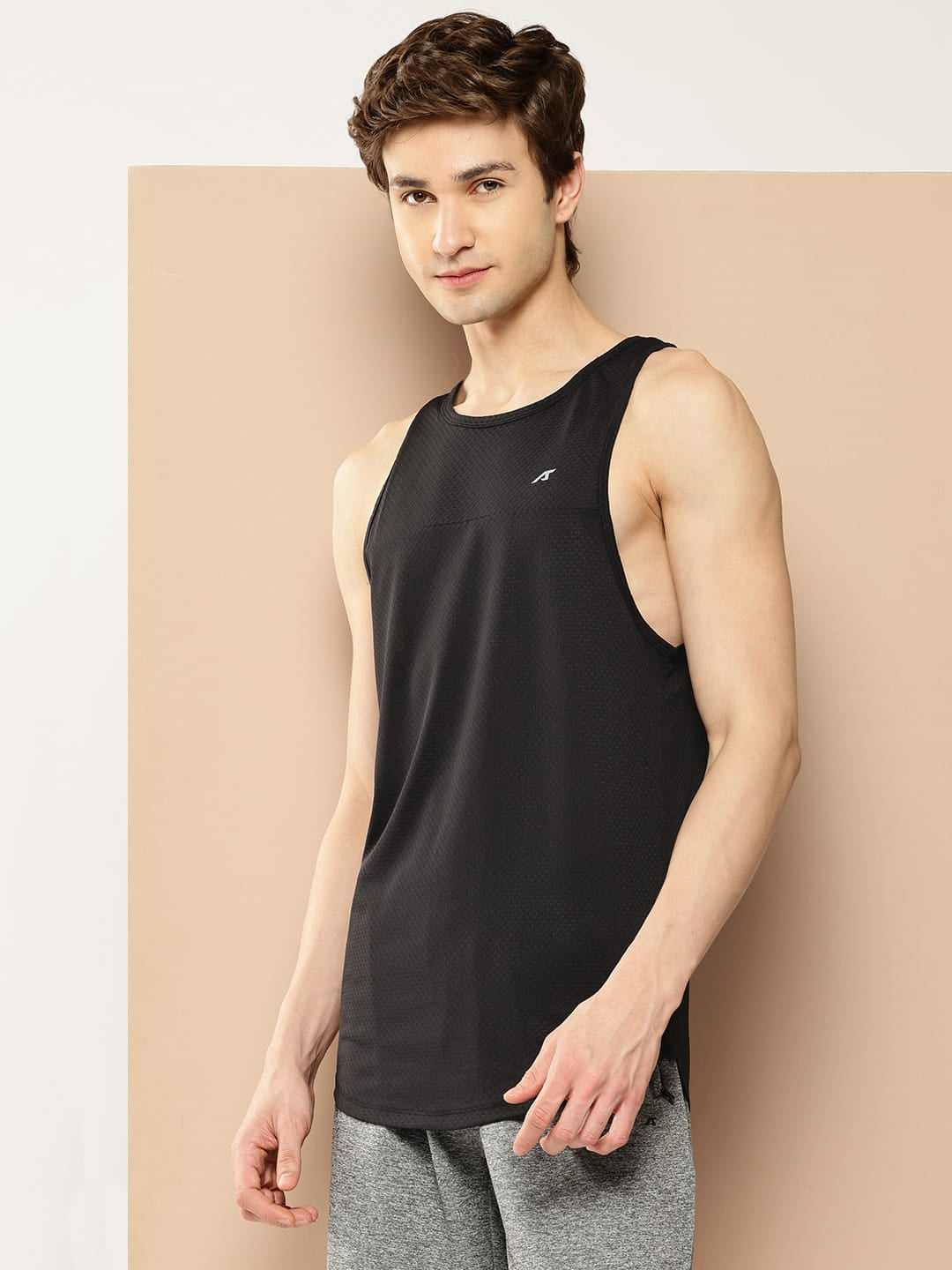 Alcis Men Black Power-Shell-Vest