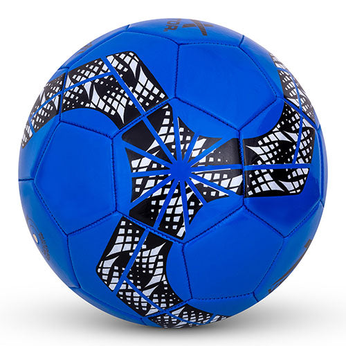 Vector X FIGHTER 32 Panel PVC Machine Stitched Indoor/Outdoor Practice, Training Match Soccer Football + Free Air Needle with Butyl Bladder Ball, Size 5, Suitable for Men, Youth Adults 15+ Years Boys