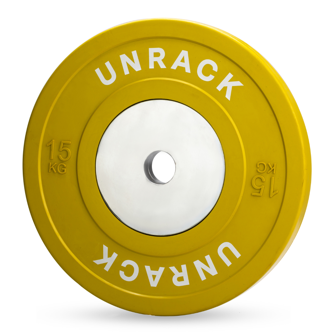 Competition Style Weightlifting Training Plates - Built to Drop Unrack | KIBI SPORTS