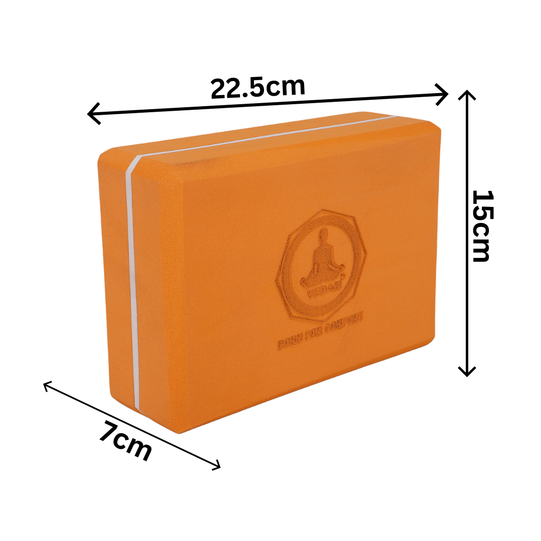 Vedam Yoga Block Set of 2 (Orange)