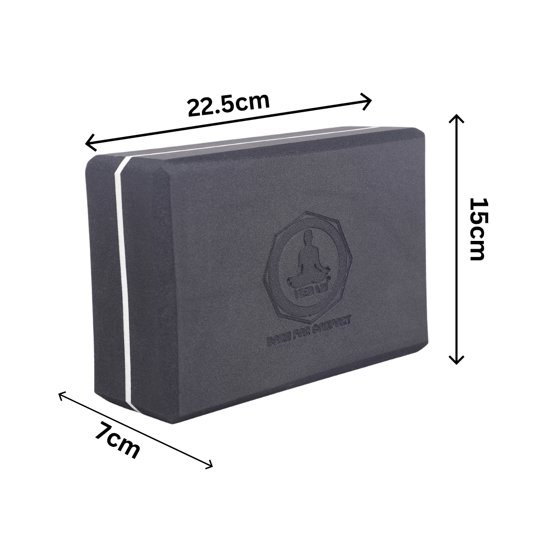 Vedam Yoga Block Set of 2 (Black)