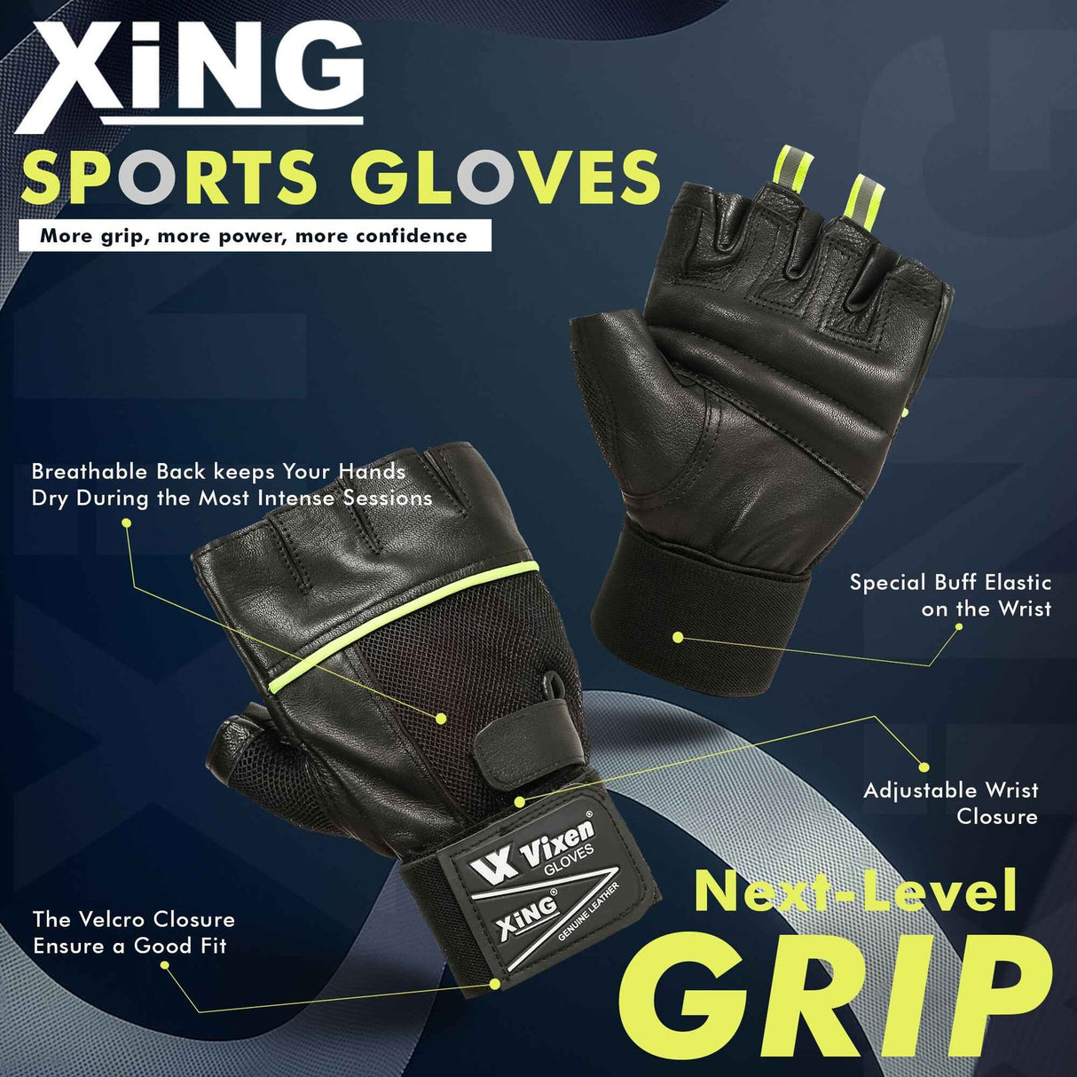 VIXEN SPORTS GLOVES XING