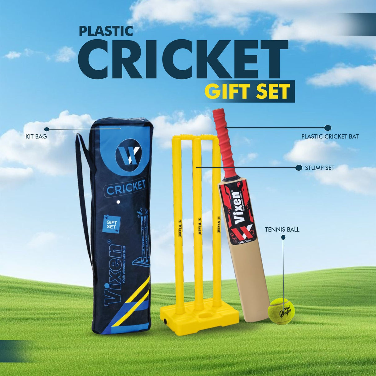 CRICKET PLASTIC GIFT SET VX-777