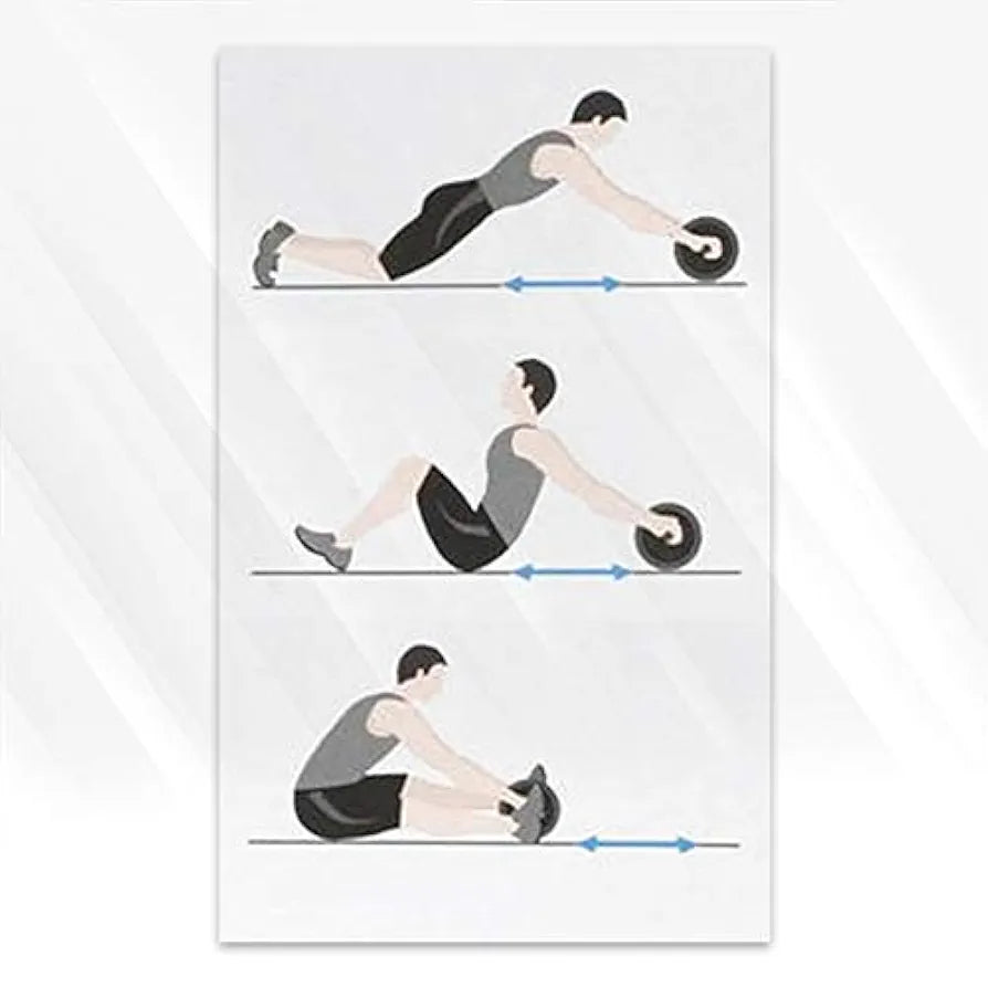 Cougar Dual Wide Ab Roller Wheel for Abs Workouts/Home Gym Abdominal Exercise/Core Workouts for Men and Women