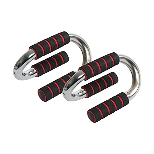 Vector X S-Shape Steel Construction Nicle Coated Push up Bar