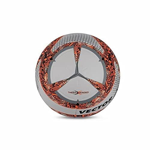 VECTOR X Thermo Bonded X-FORCE Dotted Grain PU Textured Football - Size: 5 (Pack of 1)