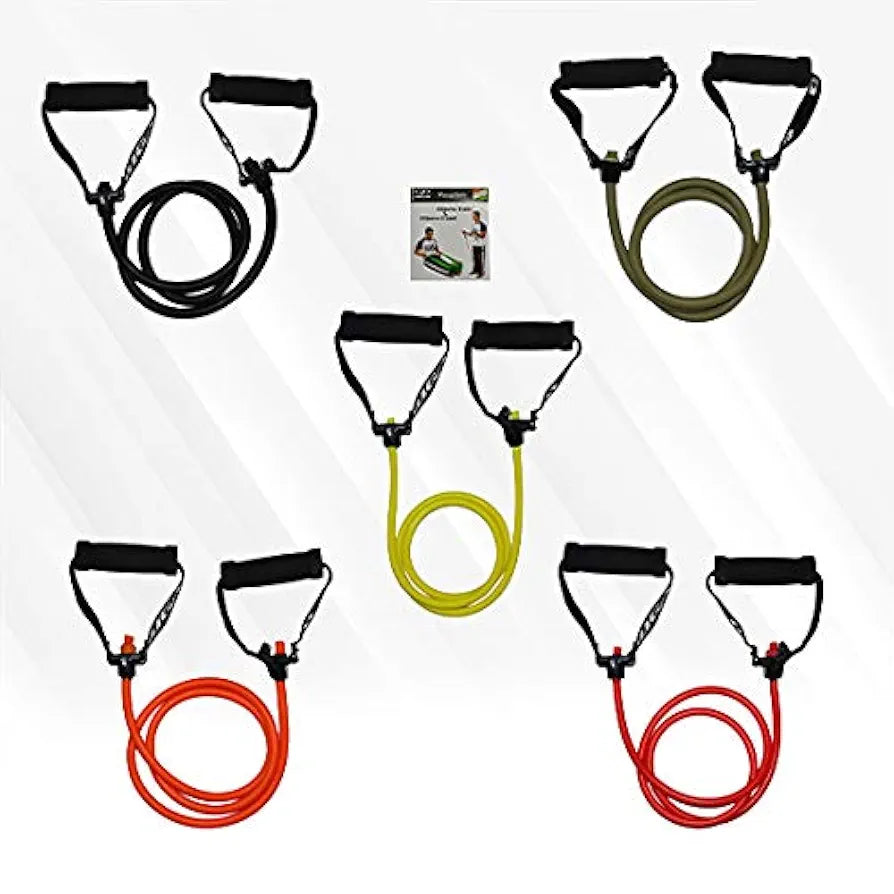 Cougar Toning Tube, Toning Tube for Exercise, Resistance Band Set with Handles, Single Toning Resistance Tube Heavy Quality, All Purpose Fitness Tube for Home and Gym Elite