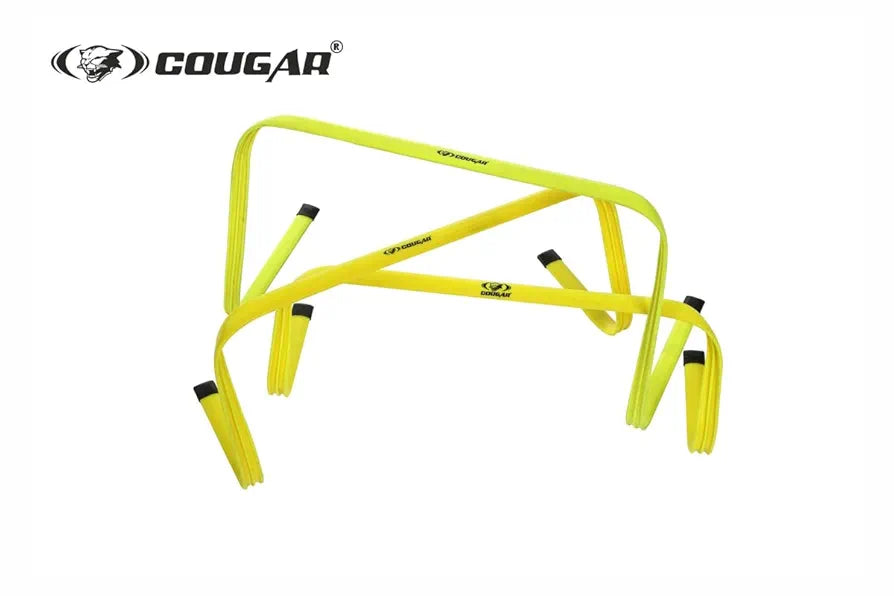 Cougar Agility Flat Hurdle, Step Speed Soccer Training Hurdles, Sizes: 12",