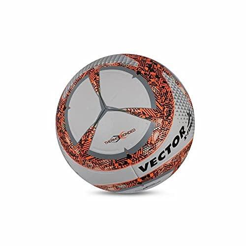 VECTOR X Thermo Bonded X-FORCE Dotted Grain PU Textured Football - Size: 5 (Pack of 1)