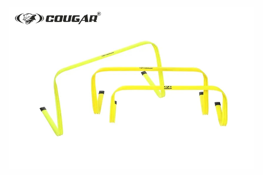 Cougar Agility Flat Hurdle, Step Speed Soccer Training Hurdles, Sizes: 12",