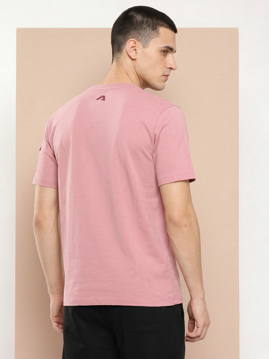 Alcis Men’s Pack of 2 Rosette Chest Printed Tees