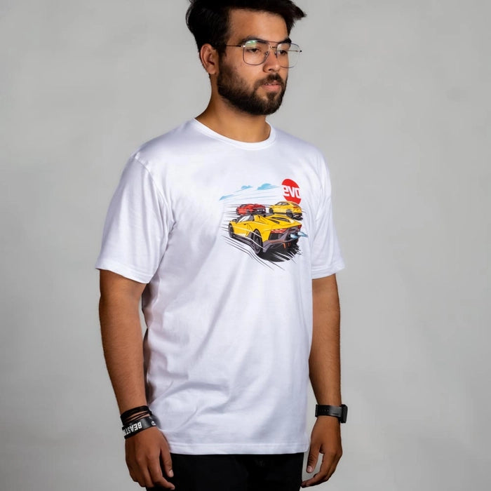 Lambos | T-Shirt | EVO India | White - Image 3 | KIBI SPORTS