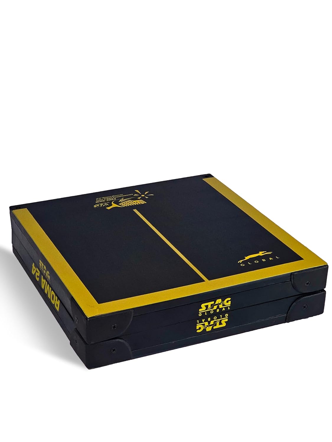 STAG GLOBAL Roma 24 Super mini | World Masters Championship 2024 | Black And Gold | With Custom Sling Bag