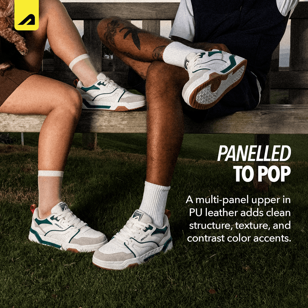 Rogue Men's Shoes - Teal Off White