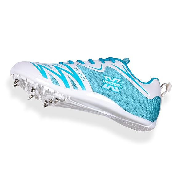 Vector X FLYER Track & Field Sports Removeable Spikes|Knitted upper + TPU Plate Sole Running Shoes For Men