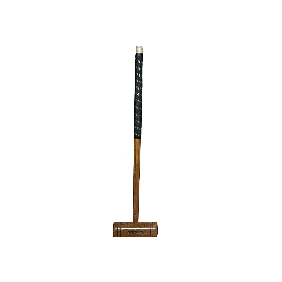 Synco Croquet Sport Gold Croquet Set 6 Player, Professional Set with Croquet Balls and accessories (38inch) for Adult, Perfect for Lawn, Backyard, Parks and Gardens for Fun and Professional Games