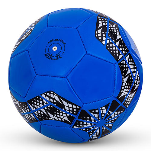 Vector X FIGHTER 32 Panel PVC Machine Stitched Indoor/Outdoor Practice, Training Match Soccer Football + Free Air Needle with Butyl Bladder Ball, Size 5, Suitable for Men, Youth Adults 15+ Years Boys
