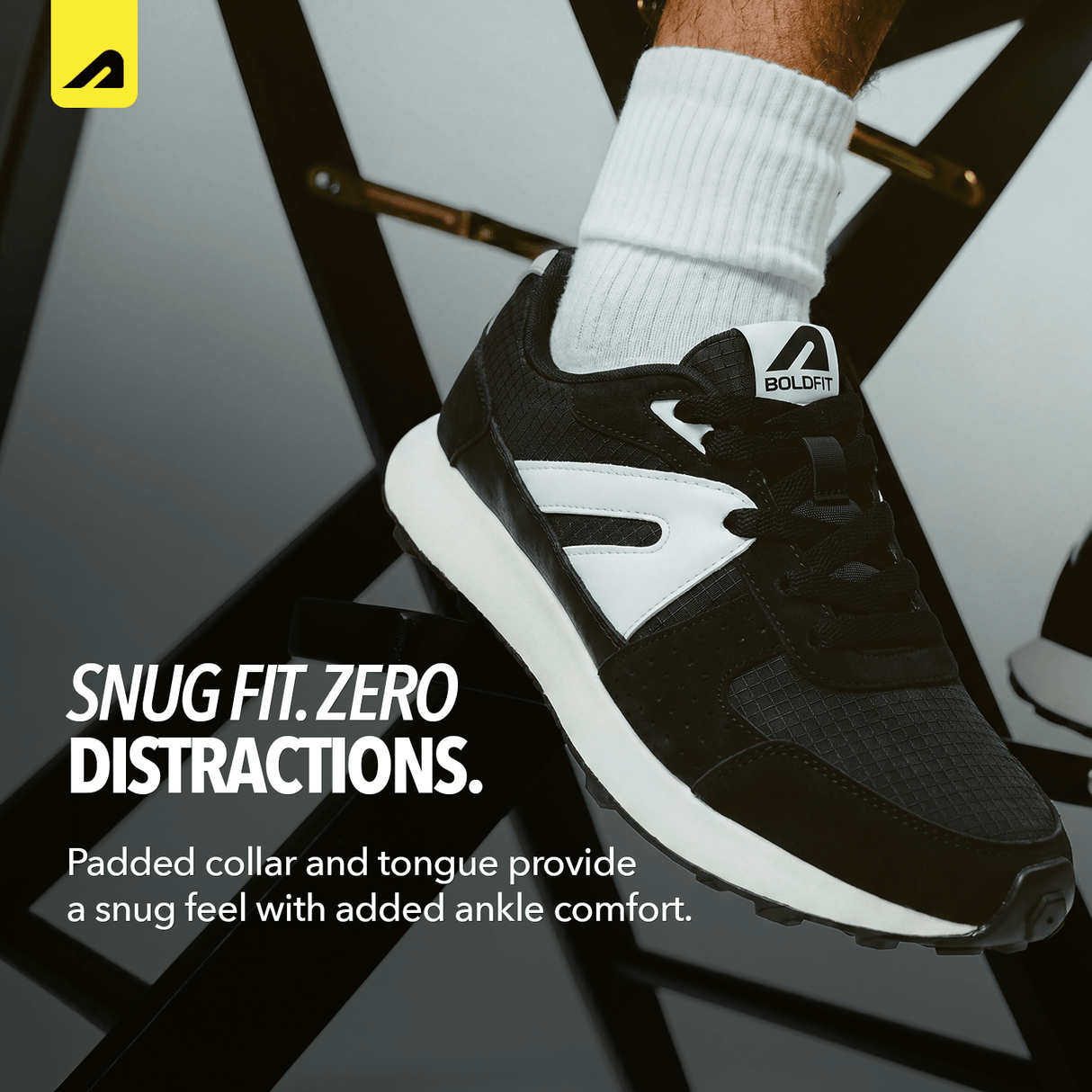 Ryder Shoes for Men - Black White