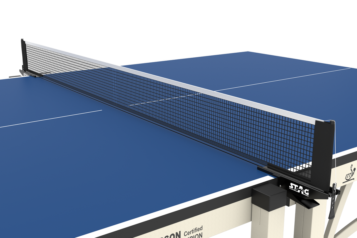 STAG GLOBAL Peter Karlsson Table Tennis Table | High Level Competition TT Table | with 2 TT Rackets | 6 Balls | 1 Table Cover | Clamp Net