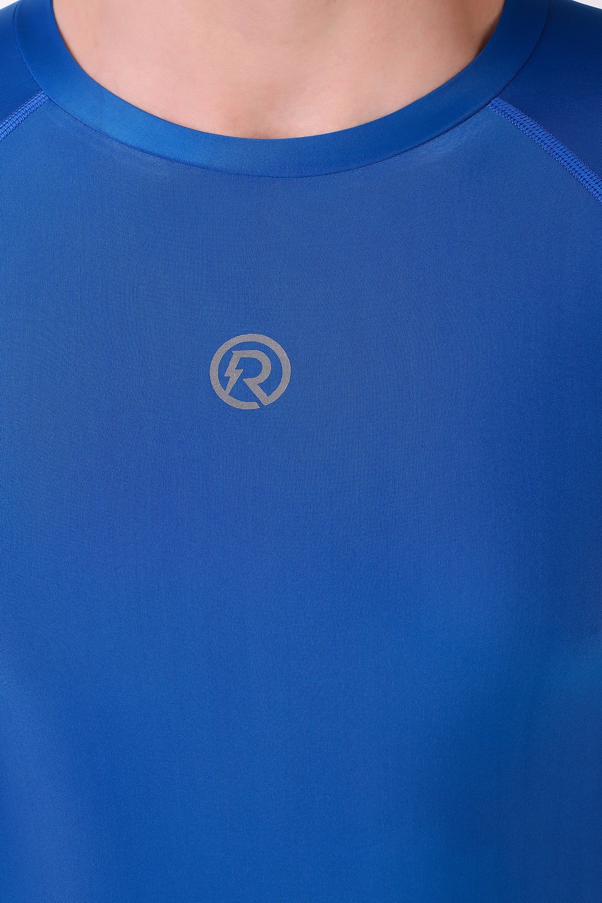 Men's Polyester Compression Tshirt Full Sleeve (Royal Blue)