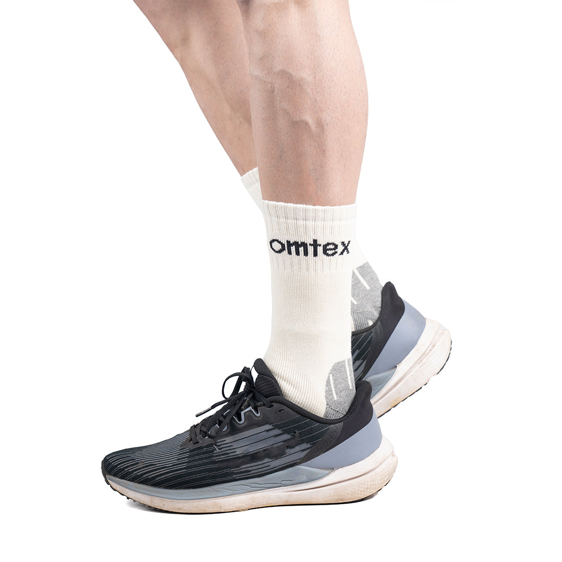 ACE PLUS SPORTS SOCKS OFFWHITE FS - PACK OF 2 -Free Size