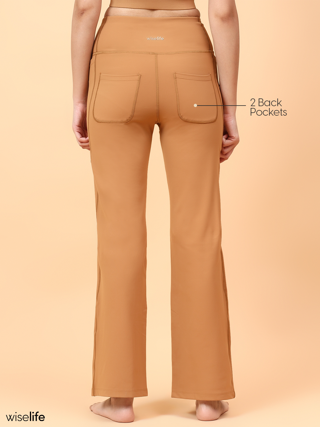 Active Flare Pants (Brown)